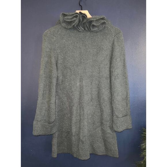 Soft surroundings cardigan jacket alpaca wool size small - Picture 6 of 7